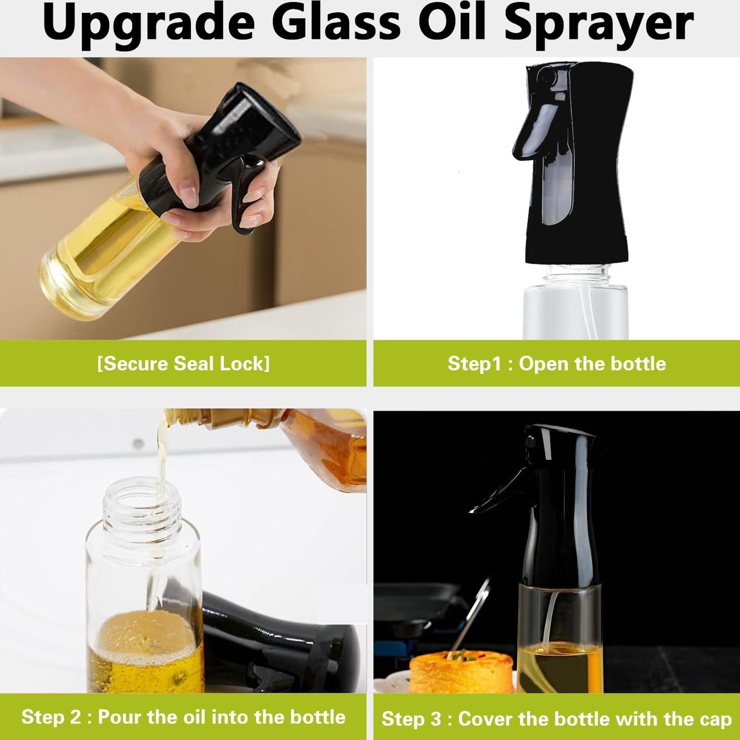 Glass Premium Oil Spray Bottle