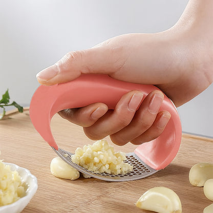 Premium Curve Garlic Press Crusher