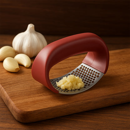 Premium Curve Garlic Press Crusher