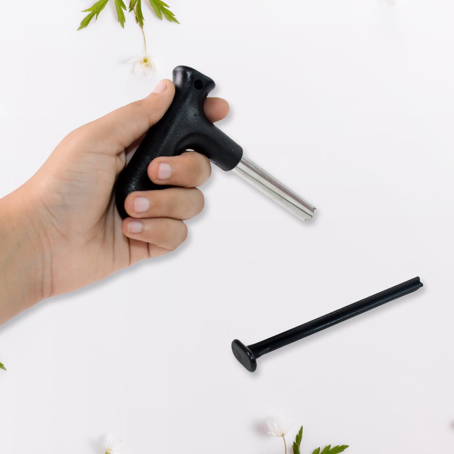 Coconut Opener Tool With Ergonomic Handle (1 Pc)