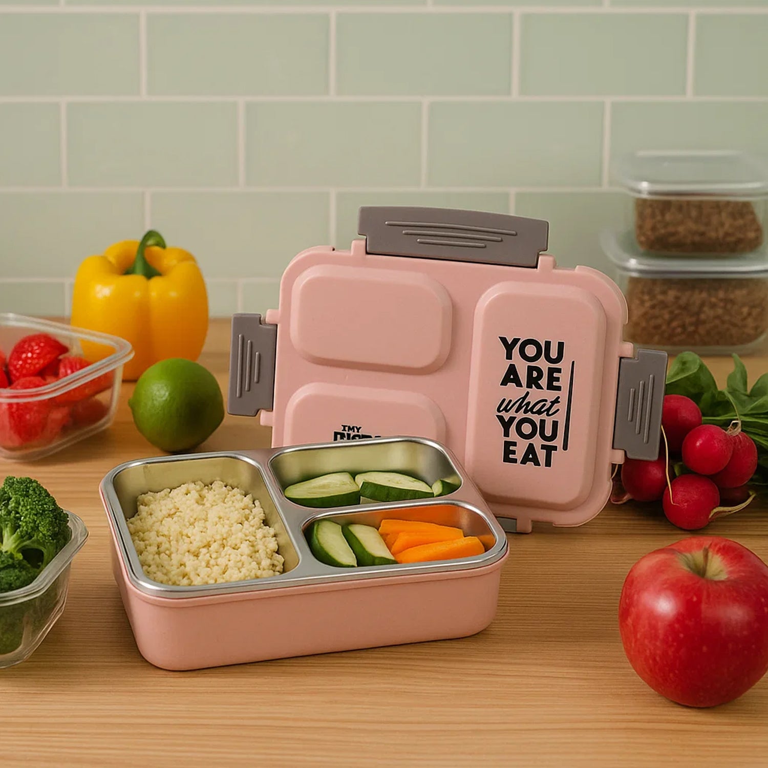 Supermom Premium Stainless Steel Inner Lunch Box (1 Pc)